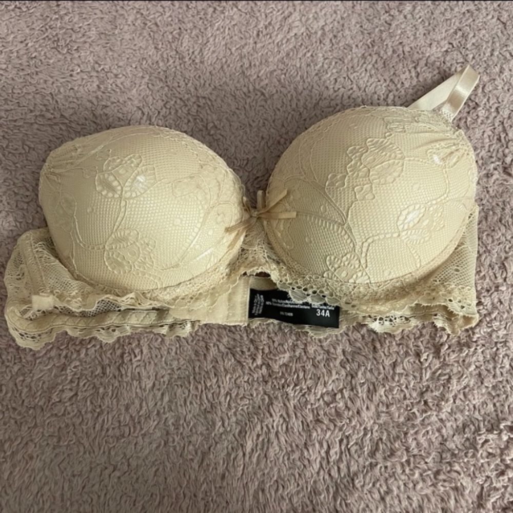 Tan push up bra